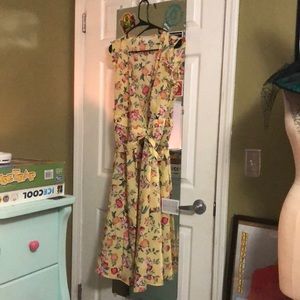 Charter Club size M floral wrap dress